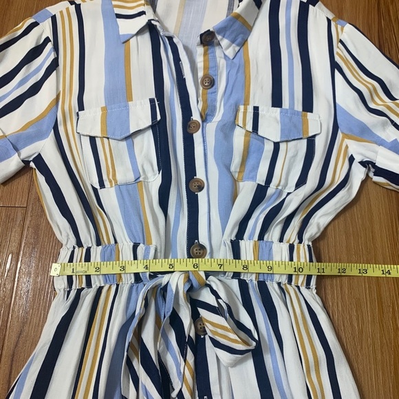 Streetwear Society Button Down Striped Dress - Picture 12 of 13